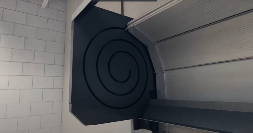 High speed door-driveway high speed door-Spiral ISO Thermicroll 